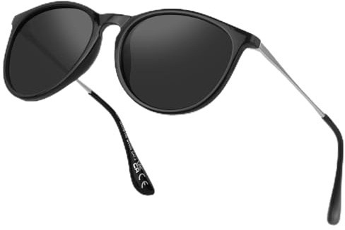 Ymmott Polarisierte Sonnenbrille für Damen - Retro Cat-Eye Sonnenbrillen mit UV400 Schutz für Alltag & Reisen
