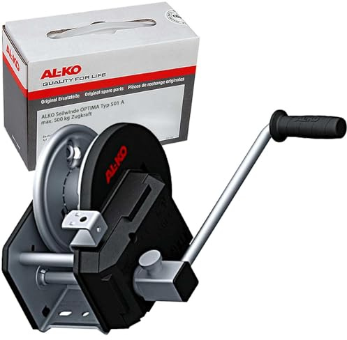 AL-KO - Treuil frein PLUS • Type 501 PLUS avec déroulement automatique • Sans corde/bande jusqu'à 500 kg.