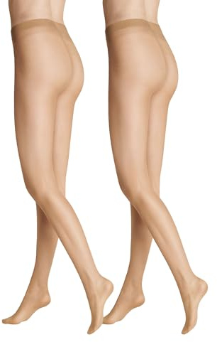 Hudson Damen Strumpfhosen Simply 20 2-Pack transparent matt Skin 0014 42-44
