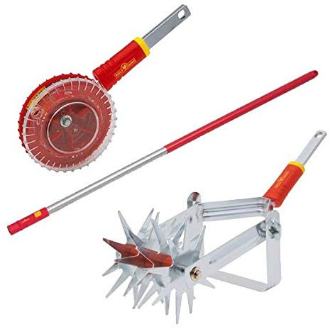 Wolf-Garten Handle 142cm ZMI15 Multi Change & DAS Soil Miller & EAM Seed Sower
