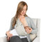 HUMBLE-BEE Stillkissen für stillende Mütter, unterstützt Bequeme Fütterungspositionen überall und jederzeit, My Breast Friend Baby Stillkissen – (grau)