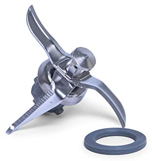 Hochwertiges Ersatz Messer Mixmesser inklusive Dichtung geeignet für Vorwerk Thermomix TM21 TM 21 aus rostfreiem Edelstahl