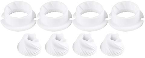 iiniim 4pcs Coffee Grinder Parts, Ceramic Grinding Core Wooden Salt Pepper Milling Accessories White One Size