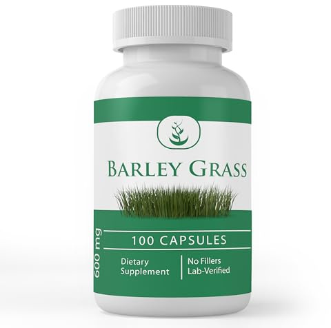 Pure Original Ingredients Barley Grass, (100 Capsules) Always Pure, No Additives or Fillers, Lab Verified
