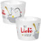 Gruss und Co Sheepworld, 47214 - Eierbecher »Liebe«, 4cm x 5cm, Porzellan, spülmaschinengeeignet