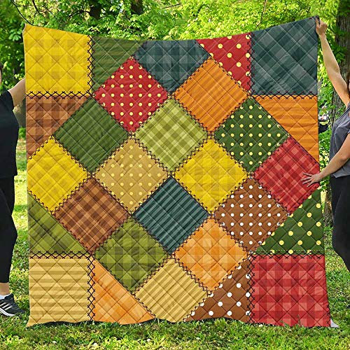 FANSU Tagesdecke Bettüberwurf Steppdecke Mikrofaser Doppelbett Einselbetten Tagesdecken Gesteppt Bettwäsche Sofaüberwurf Wohndecke Stepp Gesteppter Quilt Bettdecke (Gitterstich,200 * 230cm)