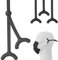 BONE 3er Pack Maskenhalter Ohrhaken, Anti-Rutsch Maskenhalterung Hinterkopf, Verstellbares Silikon Maskenband, Entlastung Ohrenschoner Maskenverlängerung für Kinder Erwachsene - Kurze Schwarze Set