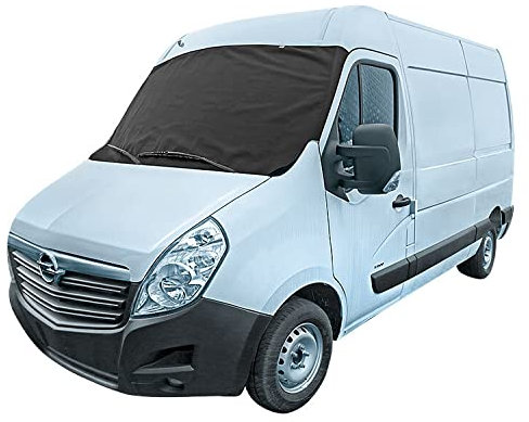 pitshop24 Wohnmobil, Lieferwagenabdeckung, Multivanabdeckung, Eisschutzfolie, Frontscheibenabdeckung, kompatibel mit Mercedes für den Sprinter, kompatibel mit VW Transporter, Frostschutz
