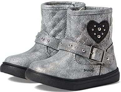 Primigi Baby Lux, Stivale alla moda Bambine e ragazze, Argento, 22 EU