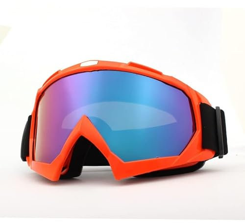 Motorrad Offroad-Brille Motocross ATV Dirt Bike UTV Eyewear Gear Glasses (Farbe: Orange)