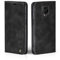 LBH Handyhülle für Xiaomi Redmi Note 9 Pro in Schwarz mit Karten- und Geldfach Smartphone Hülle mit Standfunktion Flip Case Schutzhülle Magnetverschluss Vintage