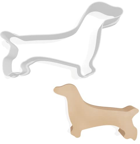 Cortador de galletas de perro salchicha - 3 tamaños