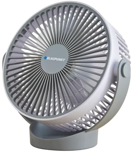 Desk Fan 7 Inches, Cordless Table Fans Mini Desktop Cooling Fan with 3 Speeds Adjustable, Rechargable Bed Fans with USB Cable 360°Rotatable Strong Airflow Upto 5 Hour