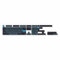 Keychron Tastenkappen Double-Shot KSA PBT Keycaps, Dark Gray and Grayish Blue Full Set