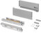 Emuca - Vertex Schublade 40 kg Höhe 131 mm, Tiefe:350mm, Grau metallic, Stahl, 1 St.