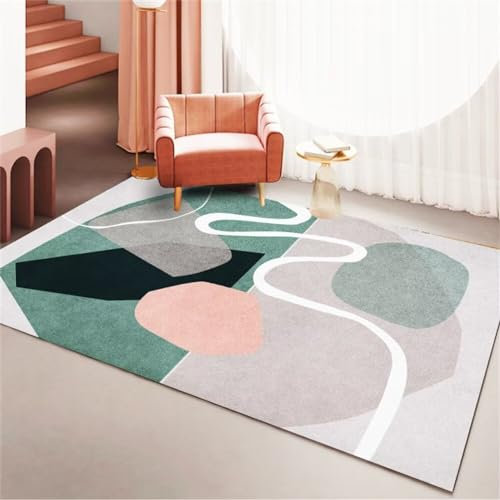 RUGMRZ Auto Teppiche Eleganter Salon teppiche für küche Mehrfarbig wohnzimmerdeko bettumrandung Teppich Auto teppiche weicher180x280CM