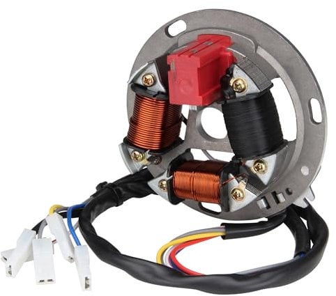 Grundplatte Zündung Elektronik Lichtmaschine Stator 6V 25W kompatibel mit Simson S51 S70 KR51 Schwalbe