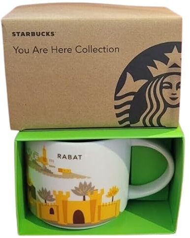 STARBUCKS - Rabat (Marocco) You Are Here Collection, Tazza da caffè 414 ml, 011105990