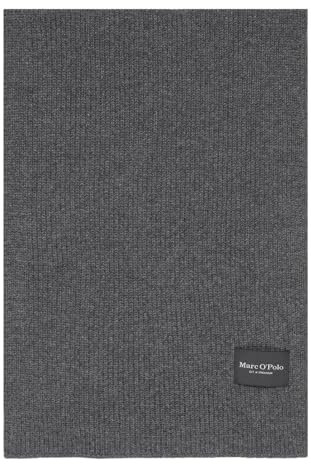 Marc O'Polo Knitted Scarf Graphite Grey Melange
