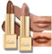 OULAC Set de Pintalabios Nude Brillo Metálico, Brillo 3D de Larga Duración, Barras de Labios de Alta Pigmentación y Cobertura Total, Fórmula Cremosa e Hidratante, Vegan 2PCS