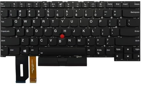 Ersatz-Tastatur mit Hintergrundbeleuchtung für Lenovo Thinkpad T14s Gen1 P1 Gen3 X1 Extreme Gen3 (US Englisch, Hintergrundbeleuchtung)