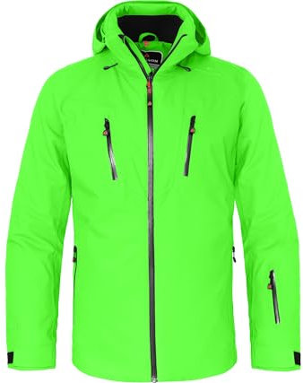 Bergson RESO 2 | Herren Skijacke & Winterjacke, wattiert, wasserdicht, Winddicht, atmungsaktiv, Green Gecko [272], 25 - Herren