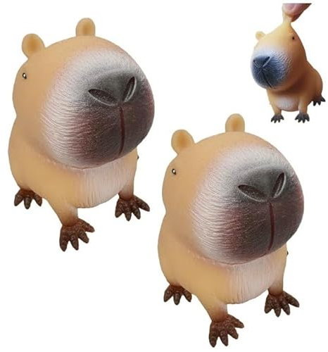 2 Stück Anti Stress Spielzeug,Squeeze Stress Relief Toys,Lustig Squishy Squeeze Spielzeug,Squishy Fidget Toys Erwachsene,Stress Abbauen für Erwachsene und Kinder