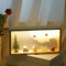 3D Bilderrahmen zum Befüllen,Objektrahmen Holz,leuchtender Fotorahmen, LED-Display-Artikelrahmen, DIY Vitrine Rahmen für Objekte,Blumen Schattenbox,Dekorative Bilderrahmen für Zuhause,Wohnzimmer,Hotel