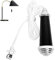 1Pack Light Pull Handle Ceramic Light Pull Cord 8cm Light Pull Handle with 1m Length Nylon Pull Cord Switch Pull Handle for Bathroom Bedroom Living Room Ceiling Light Fan Switch Blinds (Black)