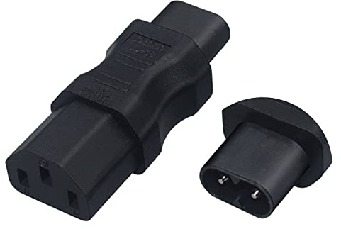 BOGEEL auf C8 gerader Adapter Stecker auf Buchse Adapter auf C8 Adapterkabel Adapter C8 auf C13/C8 auf C15/C8 auf Kompakt-ABS,