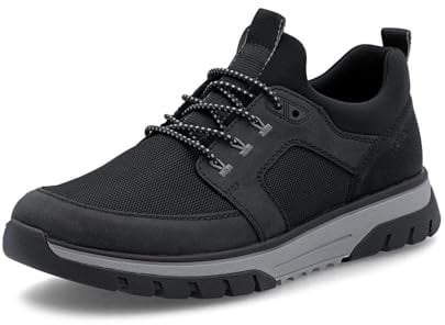 Rieker Herren Sneaker B9351, Männer Schnürschuhe, lose Einlage