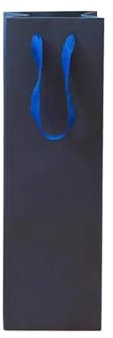 DWUENT 28x16x11cm Blue Wine Bottle Gift Bag - Large Reusable Tote for Wine & Champagne (100g)