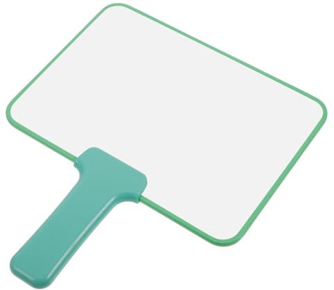 SHINEOFI Trocken Abwischbares Whiteboard mit Griff Tragbares Doppelseitiges Antwortpaddel Magnetische Tafel für Unterricht Besprechungen und Abstimmungsspiele