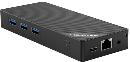 MOREFINE Mini PC N100, M10 12th Gen N100 (bis zu 3,4 GHz) Mini Computer, 12 GB LPDDR5 4800 MHz RAM 512 GB NVME M.2 SSD, Mini Desktop Computer 4K Dual HDMI/USB3.2/WiFi 6/BT5.2/2.5G RJ45