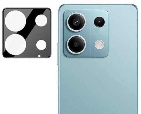 Techsuit Kameraschutz für Xiaomi Redmi Note 13 Pro 5G mit 9H Härte, Kristallklar, Kratzfest, Anti Fingerabdruck, Einfache Installation, Full Camera