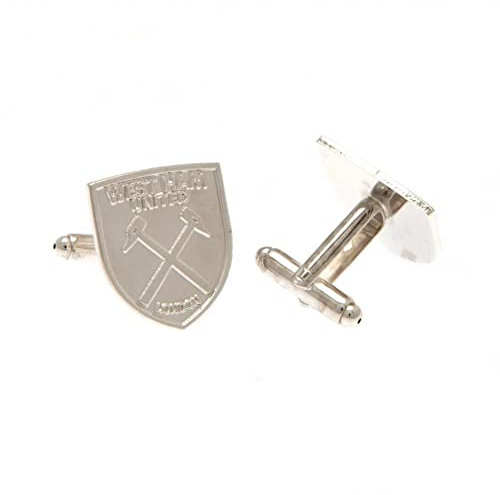 West Ham United F.C. Manschettenknöpfe versilbert CR Official Merchandise