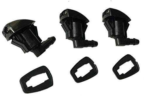 3x Scheibenwischer Spritzdüse Waschdüse für Jeep Grand Cherokee WH 05-10 55079049AA