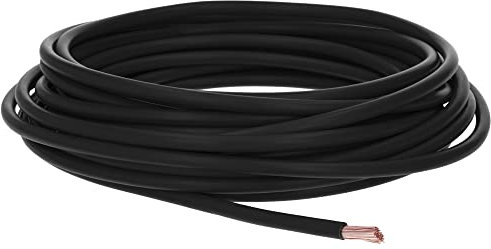 10 Meter Lapp 4520013 H07V-K 4 mm² schwarz I Verdrahtungsleitung I Aderleitung flexibel I PVC-Einzelader I Litze 4mm2 I Verdrahtung