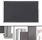Melko Seitenmarkise 180x300cm Balkon Markise ausziehbar Anthrazit Sichtschutz Seitenrollo Windschutz, ausziehbar