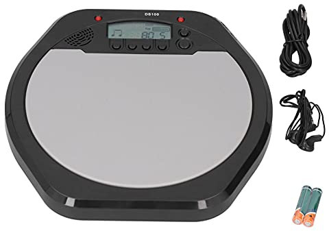 Drum Practice Pads Metronom 8in Drum Metronom Digital LCD Analog Electronic Percussion Beat Rhythm Trainer mit USB-Kabel