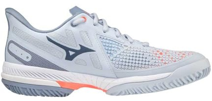 Mizuno Wave Exceed Tour 5CC (W) Damen Tennisschuhe, Heather/NeonF/VintageInd, Größe 36,5