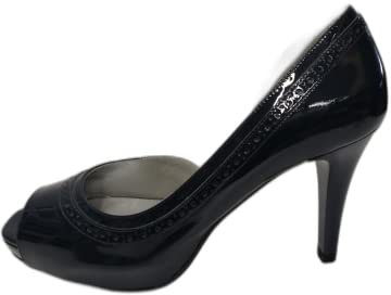 Dècolletè NeroGiardini P410241DE con Plateau Spuntato in Vernice Colore Blu Petrolio n. 38 EU