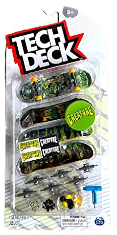 Tech Deck Sk8shop - Juego de monopatín de dedo pequeño, serie 2022 (4 unidades)