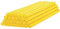 EKKJNQ Matite adesive a caldo, 30 pezzi, colorate per colla a caldo, per fai da te, 7 x 200, 11 x 200 mm, per pistola per colla a caldo (giallo 11 mm)