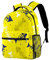 Rucksack Rucksack Schultasche Reise Casual Daypack für Frauen Teen Mädchen Jungen, Gelb Fun Fishbone Muster, multi