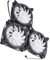 Zunate 3Pcs Computer Chassis Cooling Fan, 6-Pin RGB Case Fans with Hydraulic Bearing - 1300RPM Low Noise Computer Fans with Remote Control for PC Case