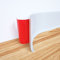 Neatiease Plinthe flexible autocollante en PVC 5 cm (l) x 10 m (L) Blanc