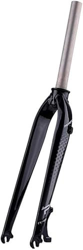 Kcolic Forcelle per Bici Strada 26/27,5 Pollici Forcella Ammortizzata per Bici, Forcelle Rigide Leggere 1-1/8 , Freno Disco D,26