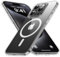 FNDMIL [NO.1 Magnetisch für iPhone 15 Pro Max Hülle mit MagSafe [Transparent Anti-Gelb] [Militärschutz Stoßfest] [Durchsichtig Hardcase] mit Weich Silikon Bumper für iPhone 15 Pro Max Case Dünn, Klar
