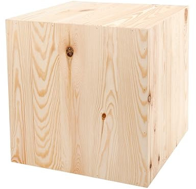 DECORATIVO Soporte para Plantas de Madera en Bruto, Decoración Vintage para Salón, Soporte para Flores, Taburete, Bloque, Columna
